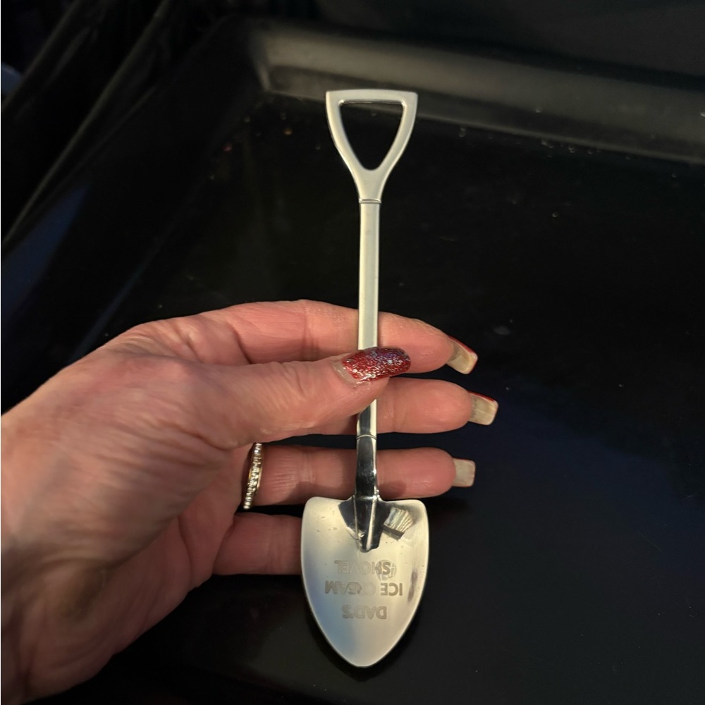 Personalized Dad's Ice Cream Shovel Funny Engraved Stainless Steel Spoon /Shovel - Picture 8 of 12